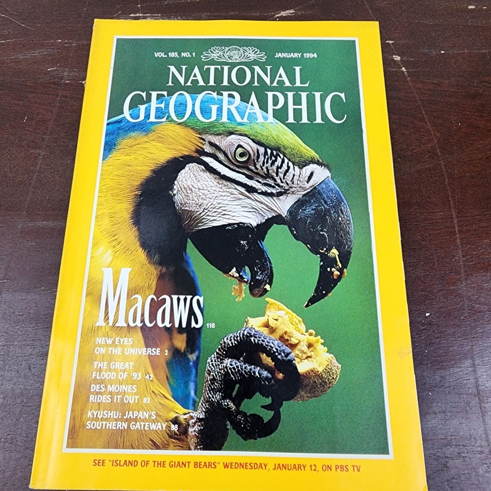 National Geographic Magazine January 1994 No Insert